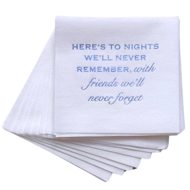 Friends Metallic Cocktail Napkins