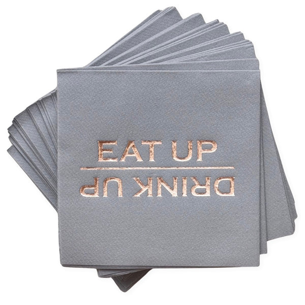 Eat Up Drink Up Cocktail Napkins