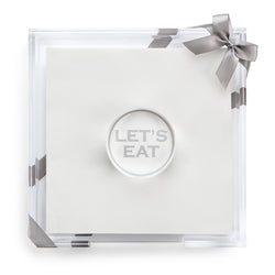 Let's Eat Acrylic Dinner Napkin Set