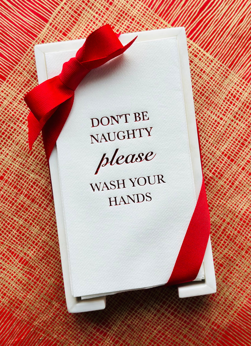 Cheeky Holiday Guest Towels Hostess Set