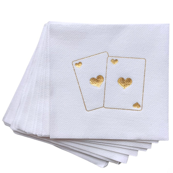 Card Lovers Metallic Cocktail Napkins