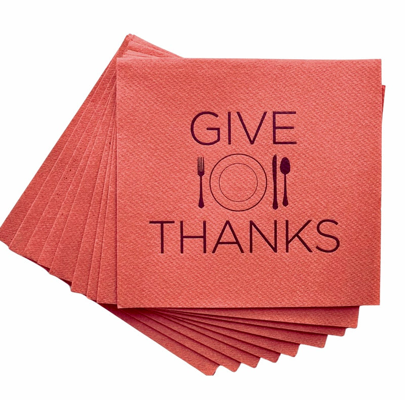 Give Thanks Cocktail Napkins