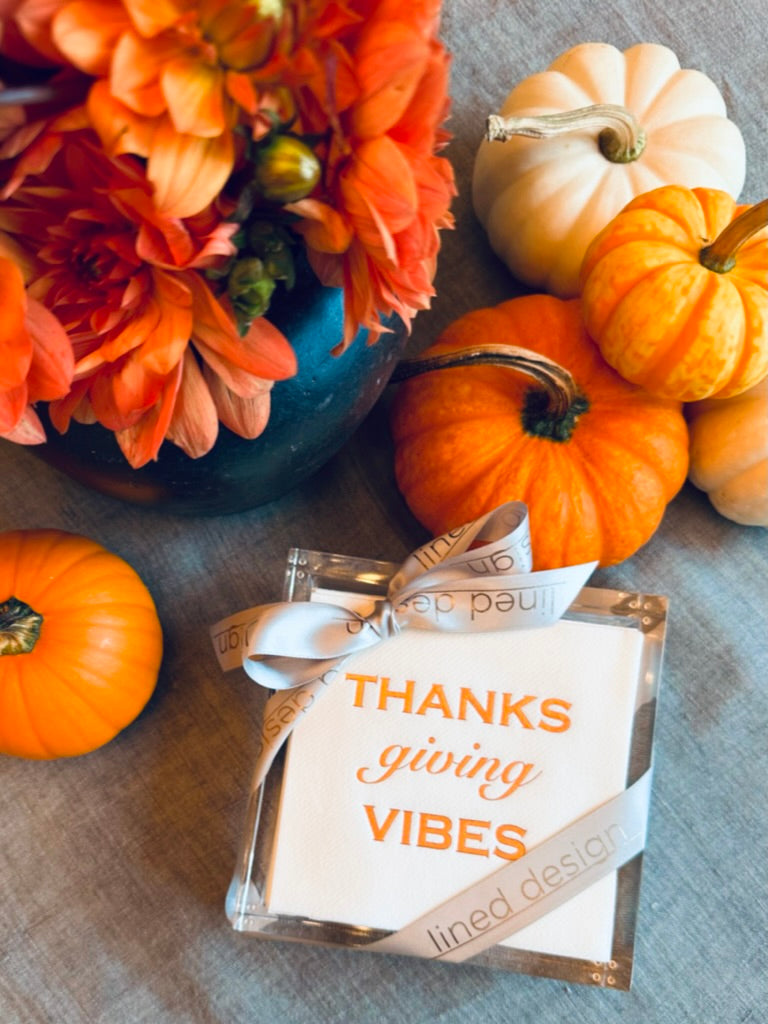 THANKS giving VIBES hostess set