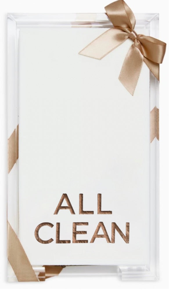 ALL CLEAN Guest Towel Gold Hostess Set