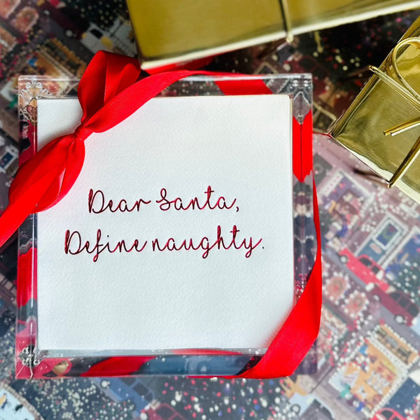 Cheeky Santa Hostess Gift:Define Naughty