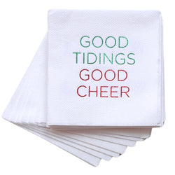 Good Tidings Good Cheer Cocktail Napkins