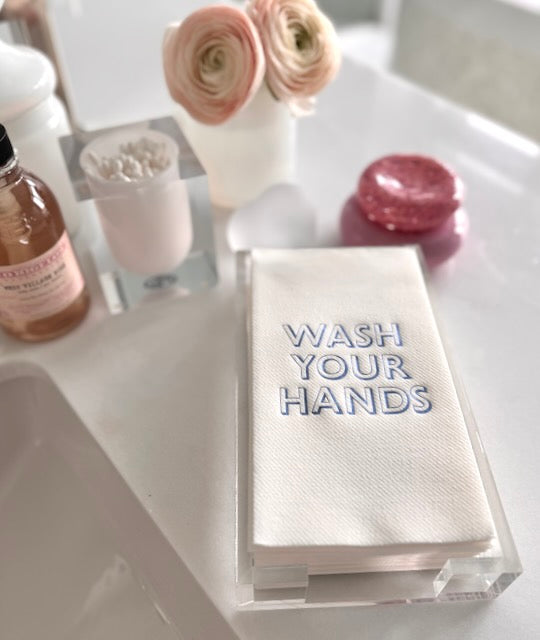 Wash Your Hands Guest Towels Hostess Set