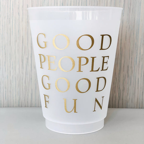 Good People Good Fun Cup Set