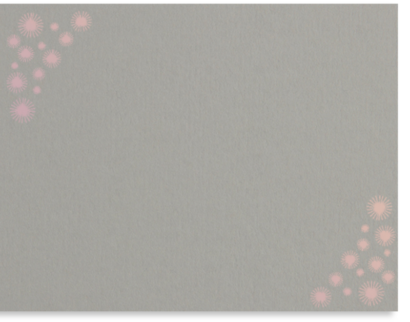 Sunburst Metallic Notecard