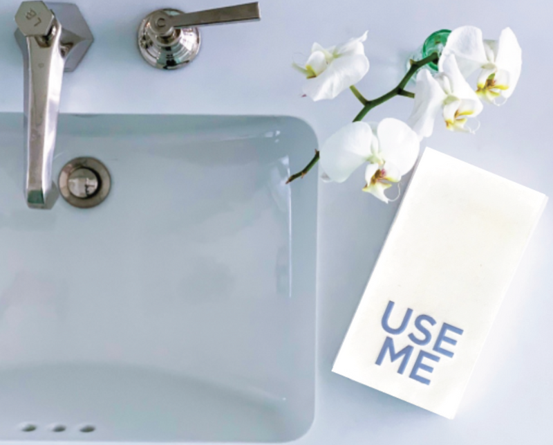 Use Me Guest Towel: French Blue