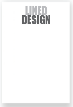 Jumbo Two Tone Notepad:           Customizable