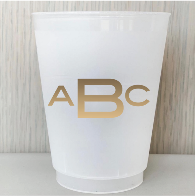 Monogram Cup Set