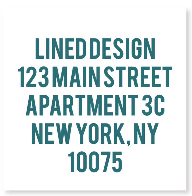 Return Address Labels