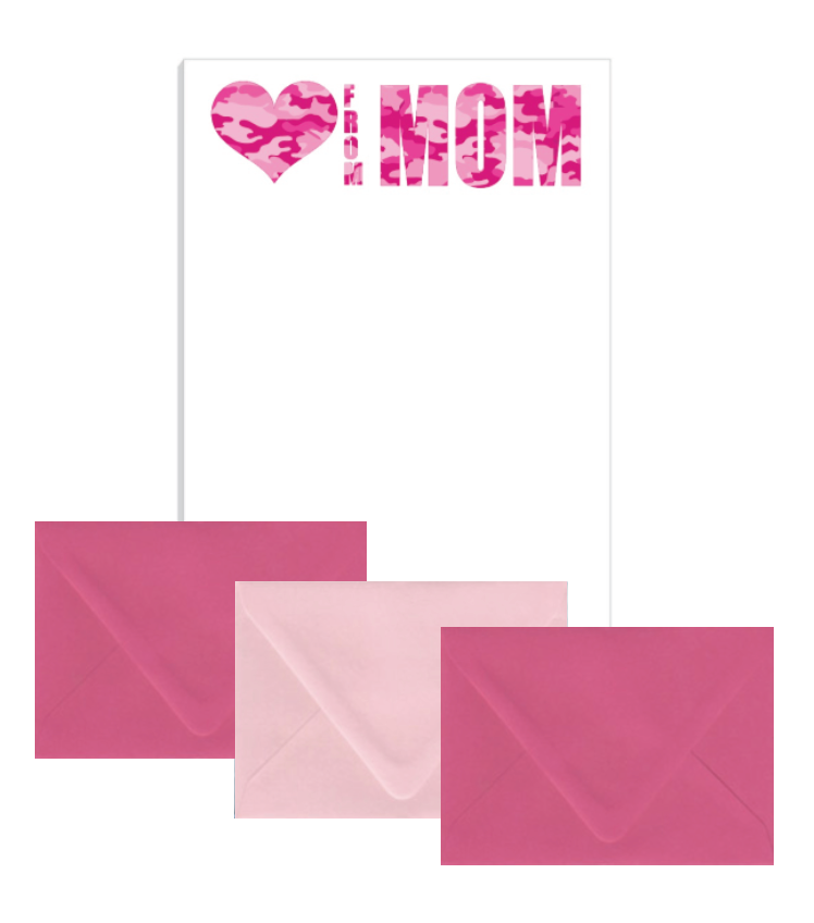 Love Heart From Mom Notepad