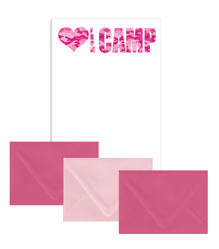 Love Heart From Camp Printed Notepad - Best Stationery Shop 