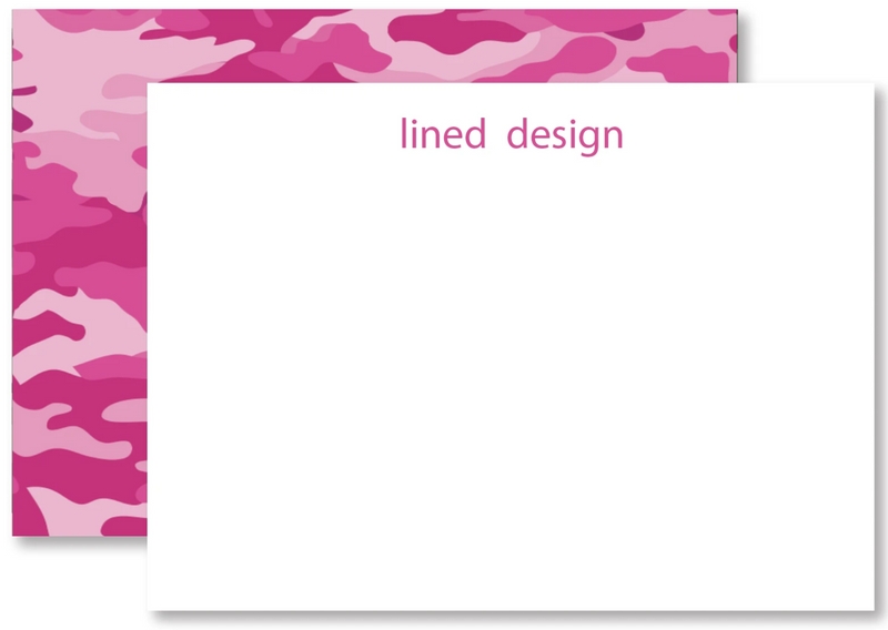 CAMO BACK Notecard Set