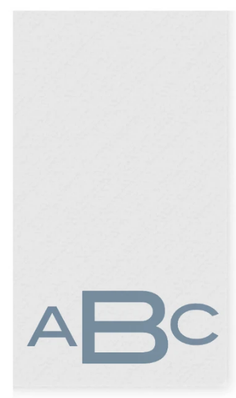 Modern Monogram Guest Towels         Customizable