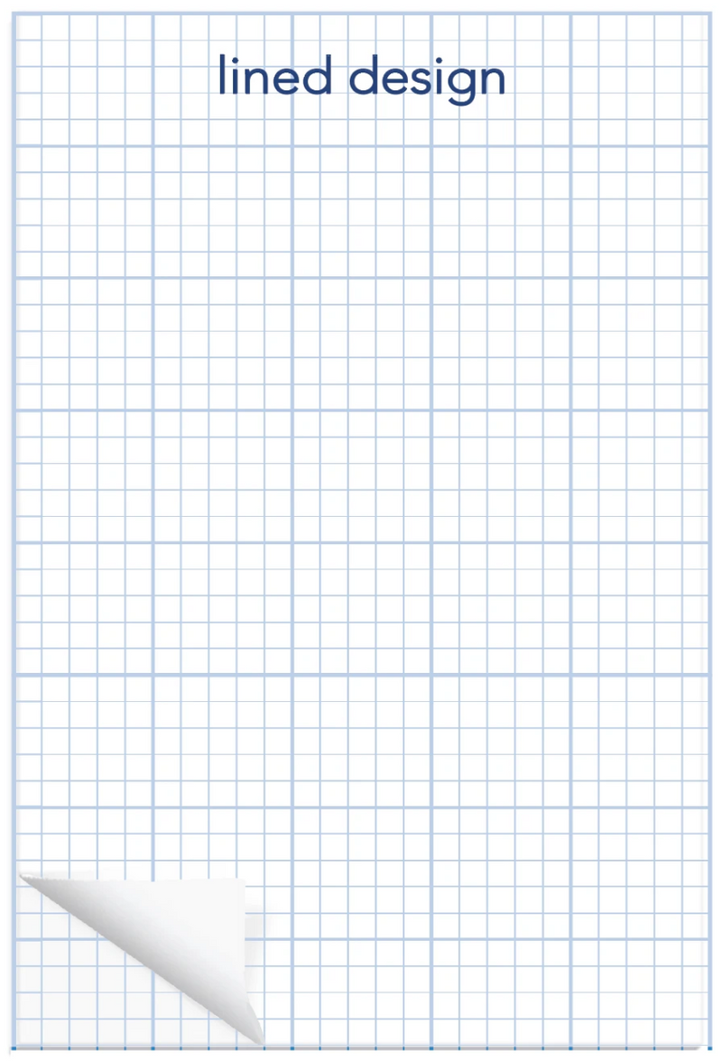 Jumbo Graph Notepad:         Customizable