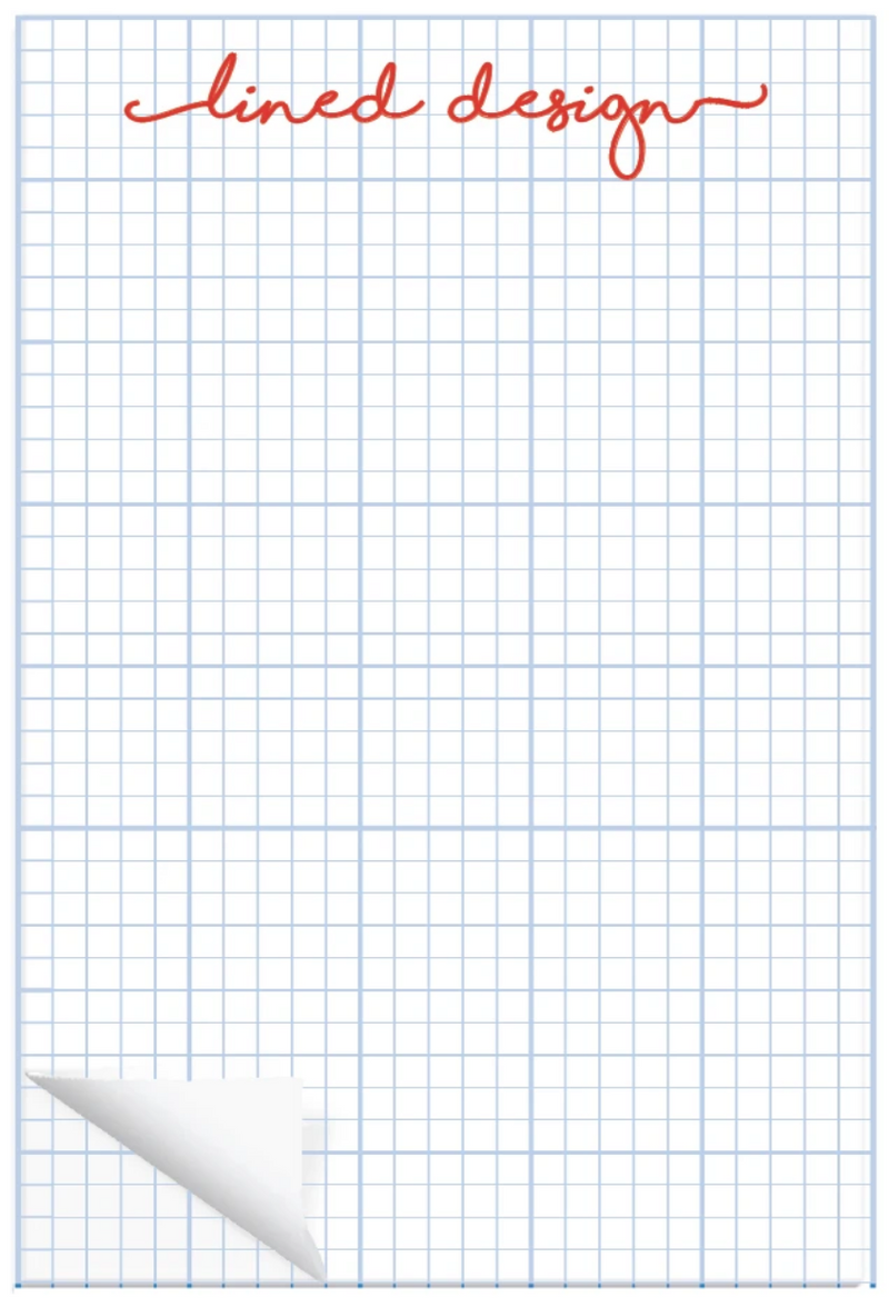 Jumbo Graph Notepad:         Customizable