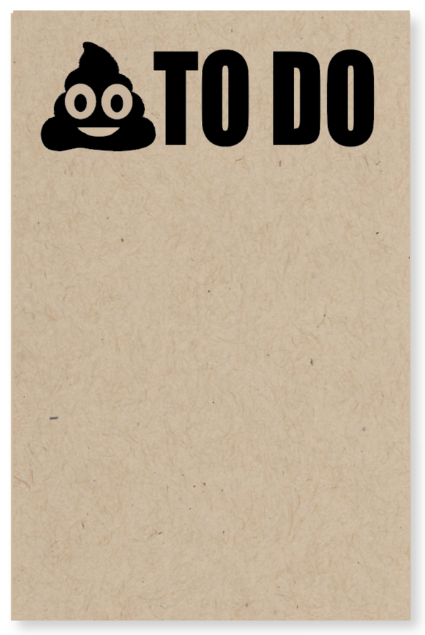 Poop To Do Notepad