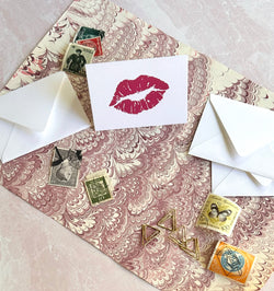 Pucker Up Gift Card Enclosure:  Pre-printed